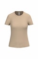 Dames T-shirt iDeal Basic Brand 190 sand